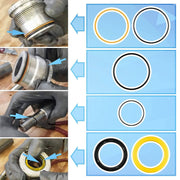 DURAFORCE For Bobcat Tilt Cylinder Seal Kit 743 751 753 843 853 Skid Steer Loader 7135551