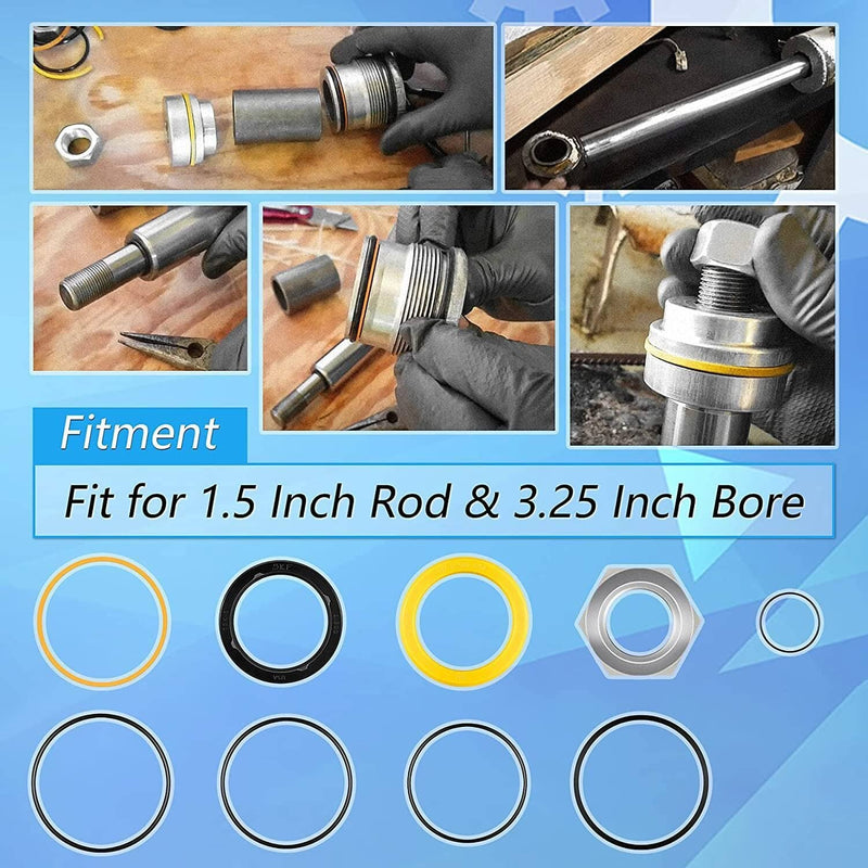 DURAFORCE For Bobcat Tilt Cylinder Seal Kit 743 751 753 843 853 Skid Steer Loader 7135551