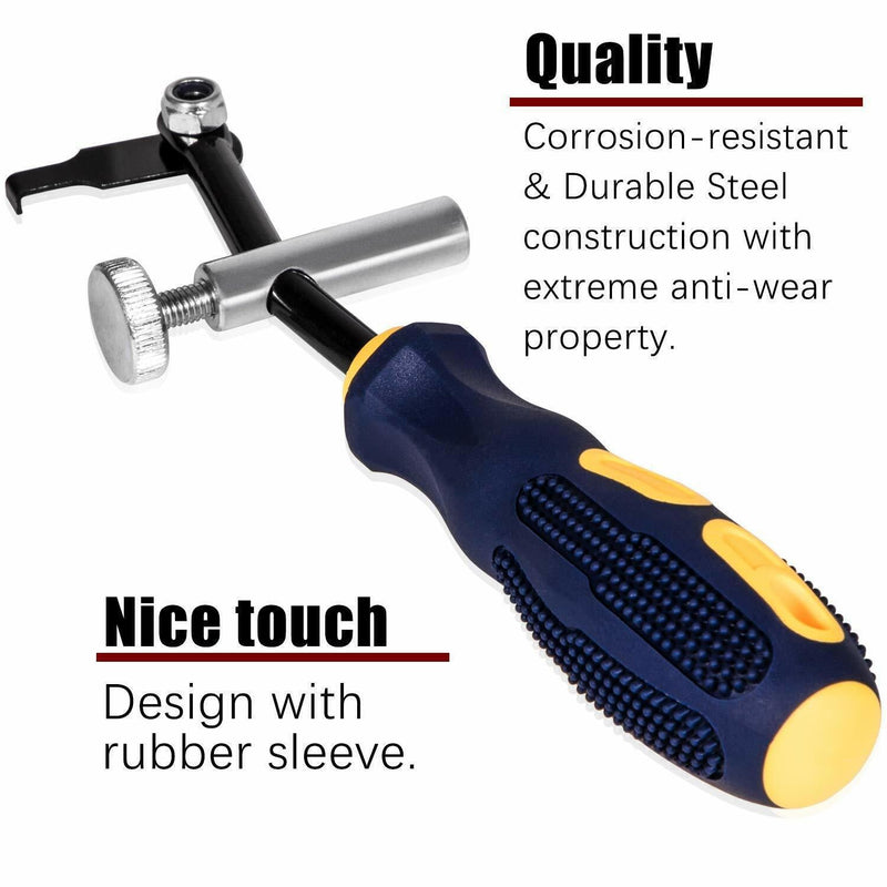 DURAFORCE 58430 Shaft Type Seal Puller Removes Cam Shaft Crank Shaft Seals Automotive Tool