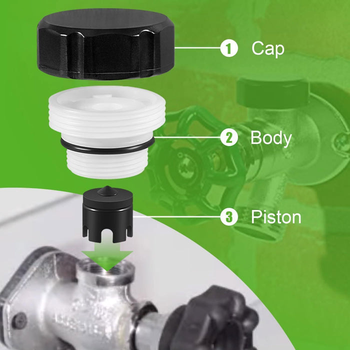 DURAFORCE VACVBKX1B Vacuum Breaker Kit for ASSE 1019-A Repair Kit & Standard Anti-Siphon