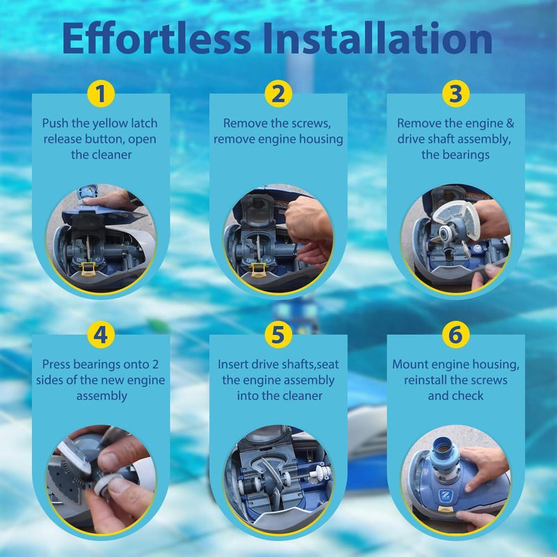 DURAFORCE For Zodiac MX6/MX6EL Baracuda MX8 Pool Cleaner Engine Assembly Parts R0524900