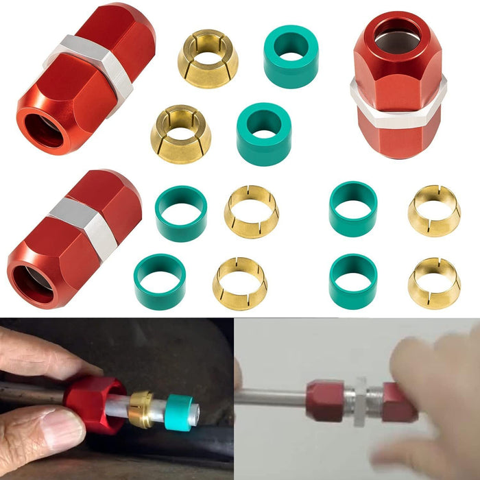DURAFORCE 800-640 800-641 800-642 Aluminum Line Splice AC Repair Kit 5/8'', 3/8'',1/2''