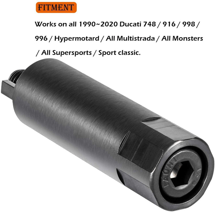 DURAFORCE Crankshaft Turning Tool for Ducati 1098 1198 1199 1299 848 Hypermotard 1990-2020