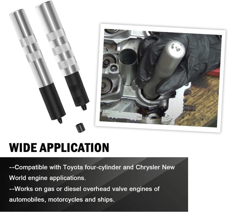 DURAFORCE Valve Keeper Remover and Installer Kit 36050 w/ Valve Stems from 4.5 to 7.5mm