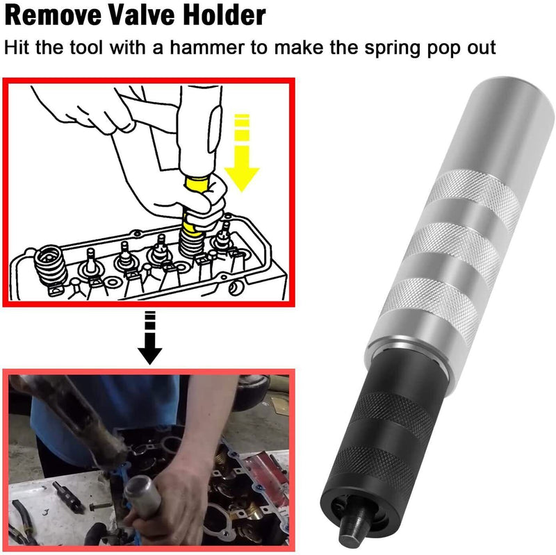 DURAFORCE Valve Keeper Remover and Installer Kit 36050 w/ Valve Stems from 4.5 to 7.5mm