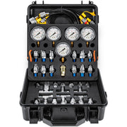 DURAFORCE for Caterpillar Hydraulic Pressure Test Kit 5 Gauge 5Hose 13Coupling 14Connector