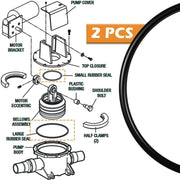 DURAFORCE 385310151 O-Ring Kit for Sealand/Dometic S Series & T Series Pumps 2PCS