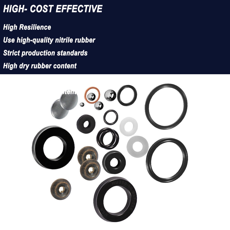 DURAFORCE Floor Jack Seal Repair Kit for Lincoln Walker Model 93642 All Series B C E 2 Ton