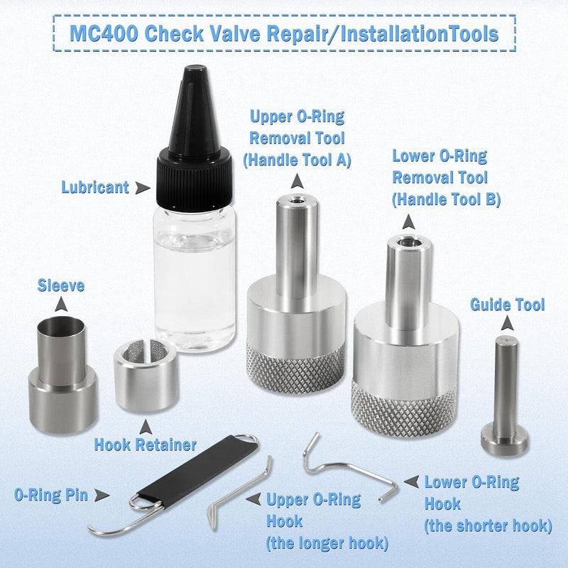 DURAFORCE MC400 for 2001-2014 EFI Harley Davidson Fuel Tool Fuel Check Valve Rebuild Kits