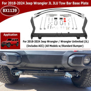 DURAFORCE BX1139 Tow Bar Base Plate Tow Bar Bracket for Jeep Wrangler JL JLU 2018-2024