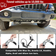 DURAFORCE BX1139 Tow Bar Base Plate Tow Bar Bracket for Jeep Wrangler JL JLU 2018-2024