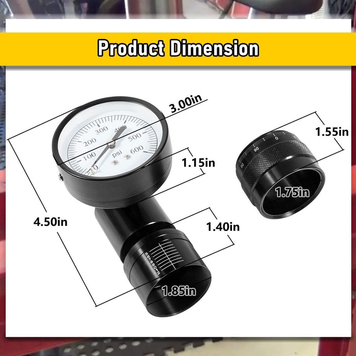 DURAFORCE 66841 Mini Valve Spring Tester Measuring Combo with Height Micrometer for Vise