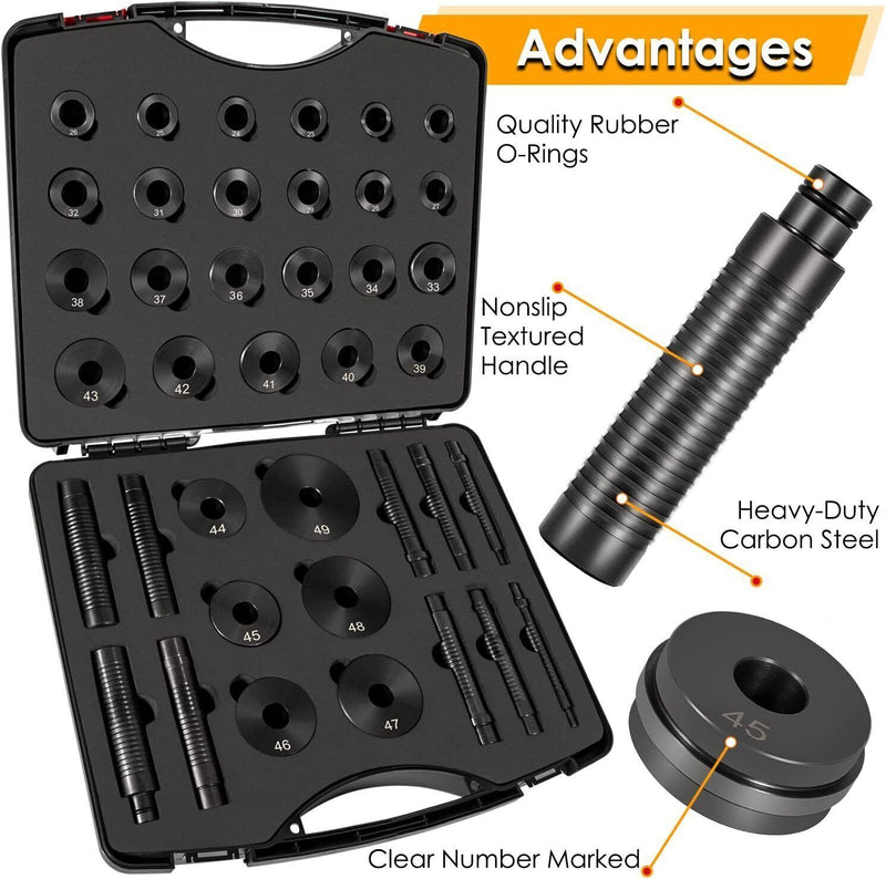DURAFORCE T-0220-39 Master Bushing Driver Set for Chrysler GM Ford Transmissions Bushing