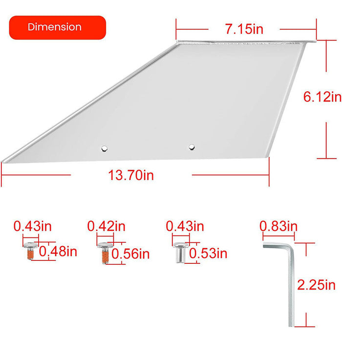 DURAFORCE 27051 Skeg Guard Protector Safe-Skeg For Mercury Mercruiser Bravo 1, 3 1990-2023