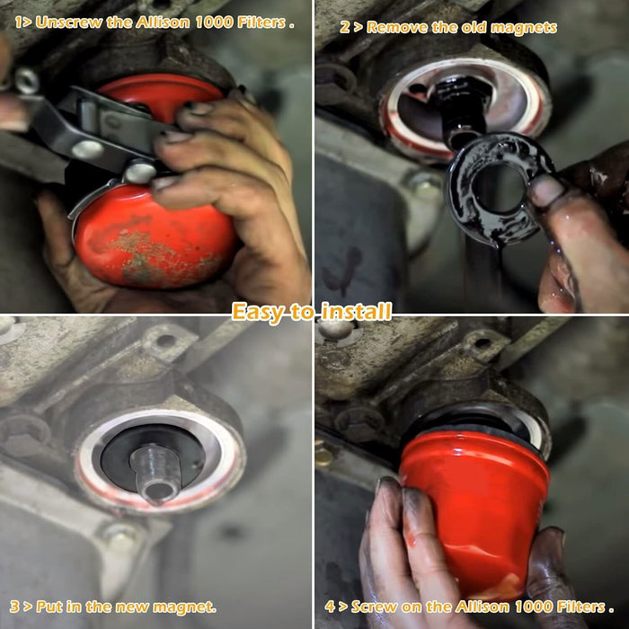 DURAFORCE Duramax Diesel Allison TRANNY Filter Magnet 29539579 Fluid Pan Magnet 29535617