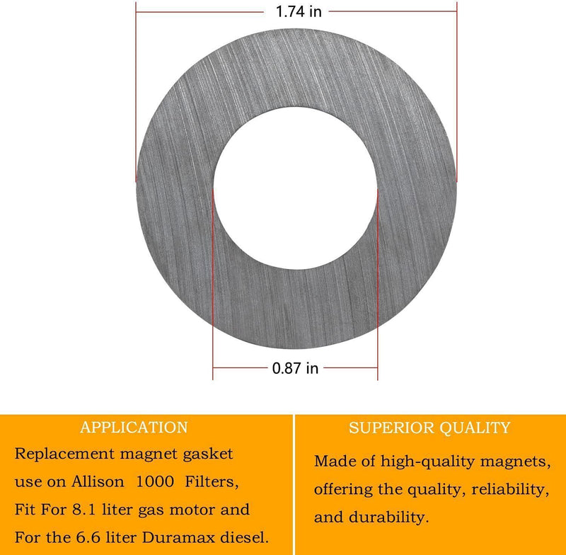 DURAFORCE Duramax Diesel Allison TRANNY Filter Magnet 29539579 Fluid Pan Magnet 29535617