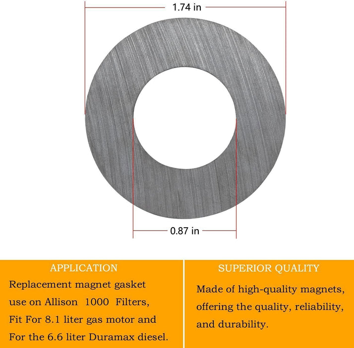 DURAFORCE Duramax Diesel Allison TRANNY Filter Magnet 29539579 Fluid Pan Magnet 29535617