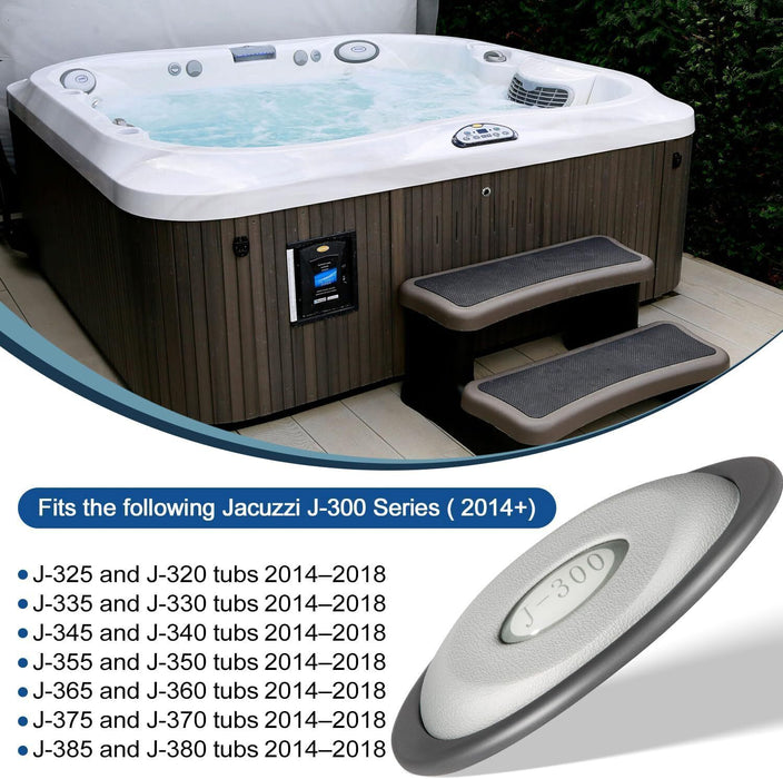 DURAFORCE 2472-824 Spa Oval Pillow Insert + Back Mount for 2004–2018 Jacuzzi J-300 Series