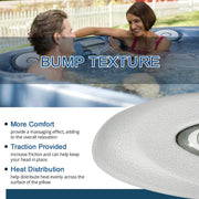 DURAFORCE 2472-824 Spa Oval Pillow Insert + Back Mount for 2004–2018 Jacuzzi J-300 Series