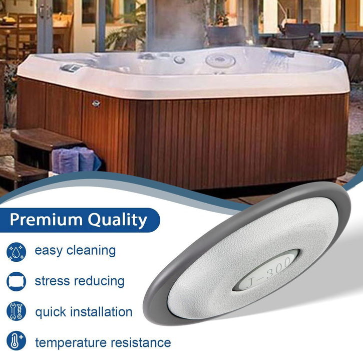 DURAFORCE 2472-824 Spa Oval Pillow Insert + Back Mount for 2004–2018 Jacuzzi J-300 Series