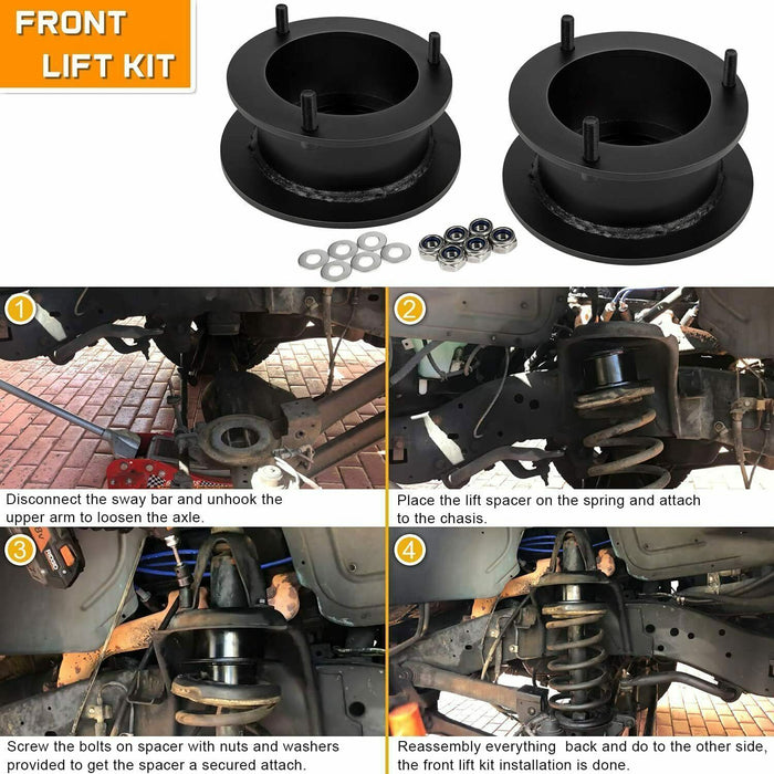 DURAFORCE 3" Front + 3" Rear Full Lift Kit for 1994-2001 Dodge Ram 1500 4WD 2WD Suspension
