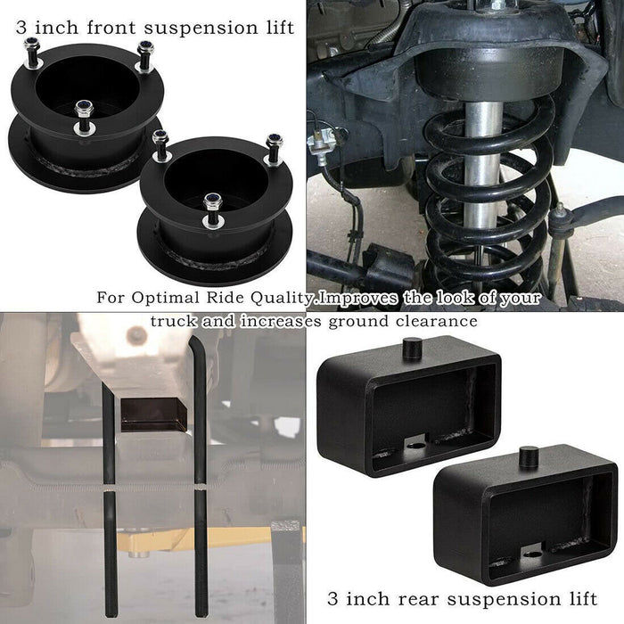 DURAFORCE 3" Front + 3" Rear Full Lift Kit for 1994-2001 Dodge Ram 1500 4WD 2WD Suspension