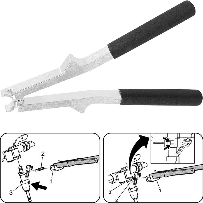 DURAFORCE 6708 EN-51097 Injector Retaining Clip Installer & Remover for 2013 And Newer GM