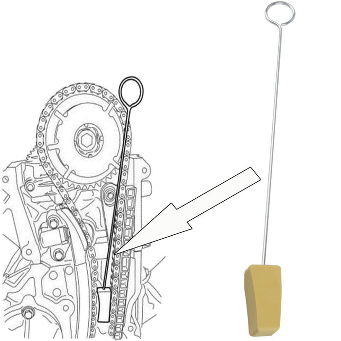 DURAFORCE Timing Chain Locking Wedge Holding Tool For Ford F-150 5.4L&4.6L 3V Engines