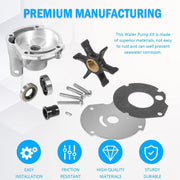 DURAFORCE 382296 Outboard Water Pump Impeller Rebuild Kit for Evinrude Johnson 9.5hp 10hp