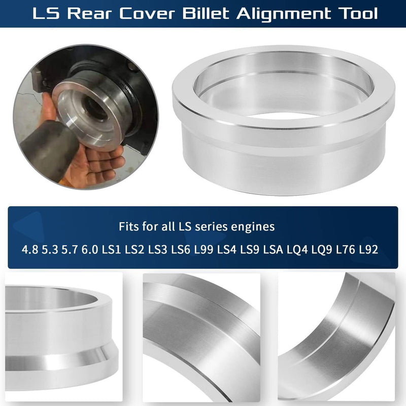 DURAFORCE For LS 5.3 5.7 6.0 GM Gen III IV Rear Main Cover Alignment Tool Seal Installer