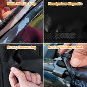 DURAFORCE Cargo Cover Tonneau Cover Shield for 2007-2018 Jeep Wrangler JK Unlimited 4-Door