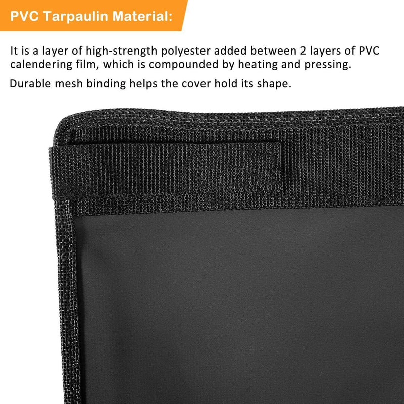 DURAFORCE Cargo Cover Tonneau Cover Shield for 2007-2018 Jeep Wrangler JK Unlimited 4-Door