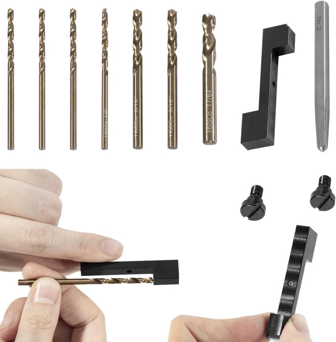 DURAFORCE 71500 Exhaust Manifold Bolt Drill Template Removal Tool Kit for Dodge 5.7L Hemi