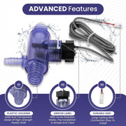 DURAFORCE 2560-040 Flow Switch for Sundance Spas, Jacuzzi Hot Tub, Flow Sensor with Tee