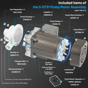 DURAFORCE for Hoshizaki S-0731 KM Water Pump Motor Assembly Ice Machine Motor Replacement