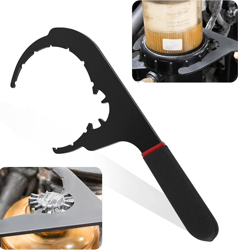 DURAFORCE 6" 61110 Diesel Fuel Filter Wrench For Davco Paccar Kenworth Peterbilt Cummins