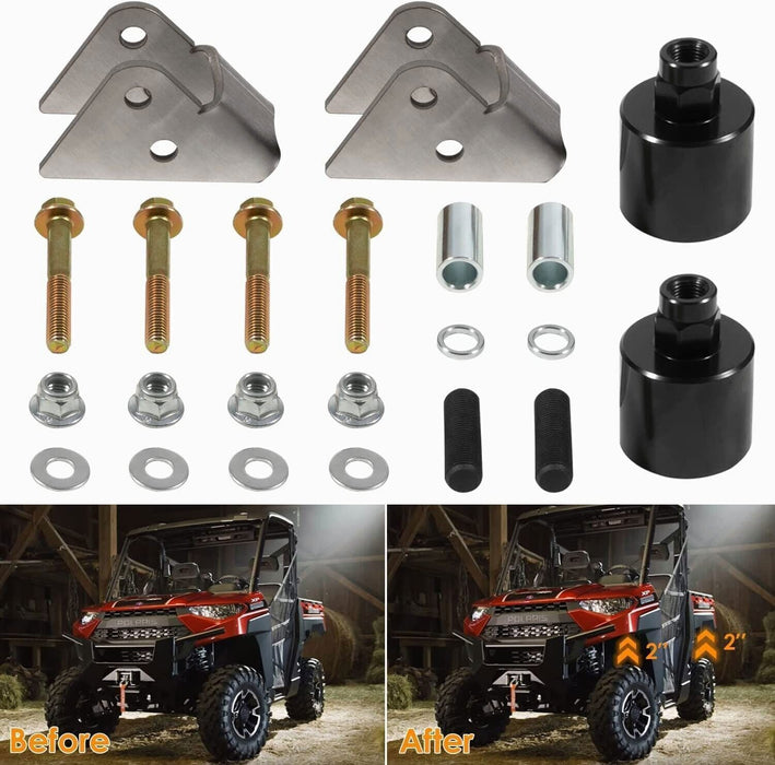 DURAFORCE 2" Front Rear Full Lift Kit for Polaris Ranger 400/500/800 2010-2014 Crew UTV