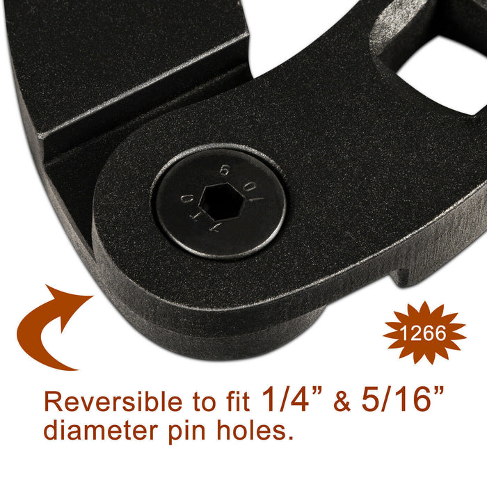 DURAFORCE 1266 & 7463 Gland Nut Wrench for Hydraulic Cylinder Nuts 2" to 6", 1" to 3-3/4"