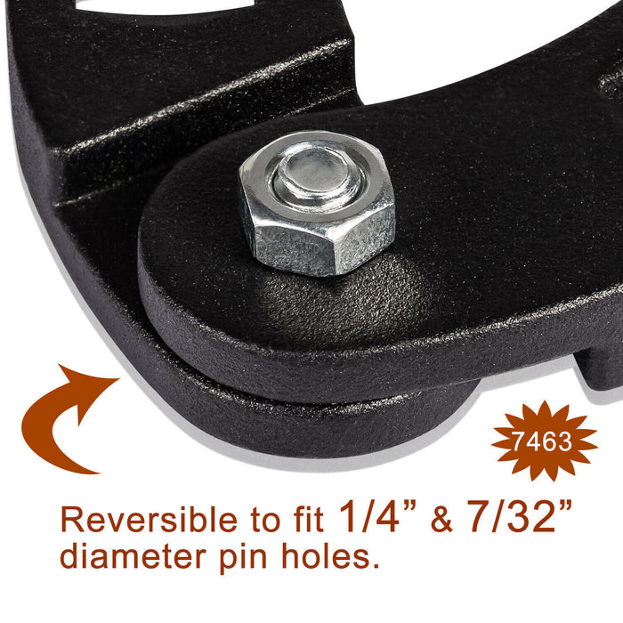 DURAFORCE 1266 & 7463 Gland Nut Wrench for Hydraulic Cylinder Nuts 2" to 6", 1" to 3-3/4"