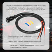 DURAFORCE 187103A1 RE37651 86511459 Aux Power Cord For John Deere Case-IH Ford/New Holland