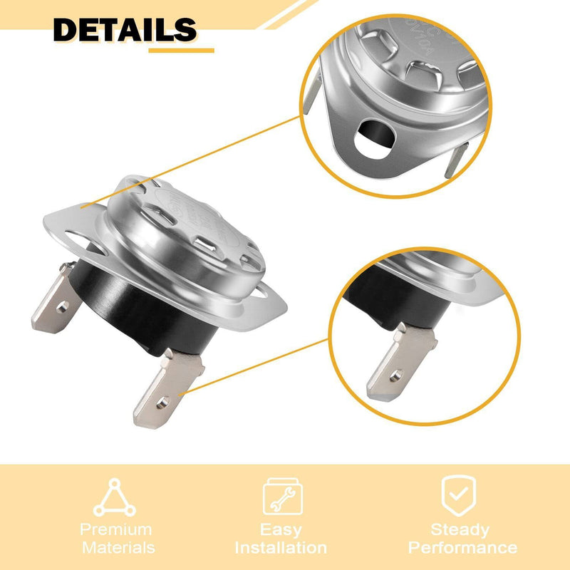 DURAFORCE 31091 High Temp Limit Switch 190 for Dometic/Atwood/HydroFlame RV Furnace Heater