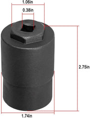 DURAFORCE 6.0 IPR Valve Socket and HPOP Air Test Fitting Tool for Ford 6.0L Powerstroke
