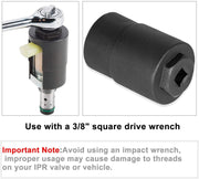DURAFORCE 6.0 IPR Valve Socket and HPOP Air Test Fitting Tool for Ford 6.0L Powerstroke