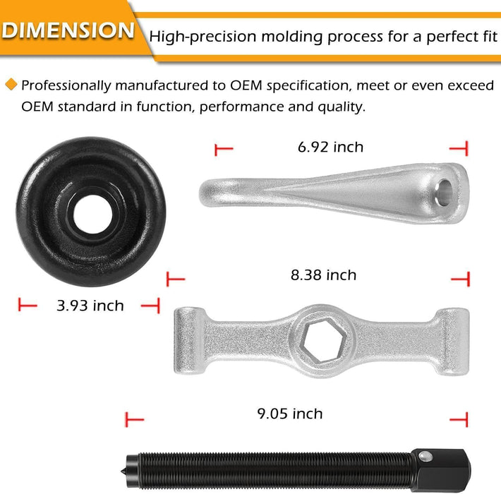 DURAFORCE 7394 Universal Hub Puller Wheel Hub Removal Tool Replace For OTC 7394 Large Size