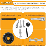 DURAFORCE 7394 Universal Hub Puller Wheel Hub Removal Tool Replace For OTC 7394 Large Size
