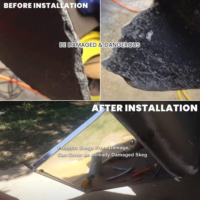 DURAFORCE 27021 Skeg Guard Protector SkegGuard for Mercury Mercuriser Alpha 1 1985-1990