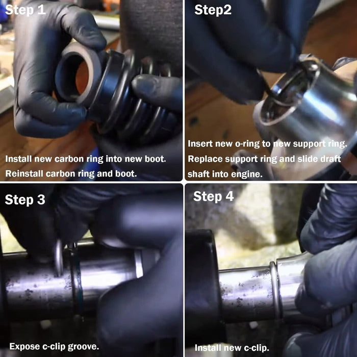 DURAFORCE 4-TEC Drive Shaft Carbon Ring Seal Rebuild Tool Kit for Sea Doo GTI GTX GTS Wake