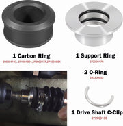 DURAFORCE 4-TEC Drive Shaft Carbon Ring Seal Rebuild Tool Kit for Sea Doo GTI GTX GTS Wake