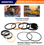 DURAFORCE 1543273C1 G109423 G105545 Hydraulic Cylinder Seal Kit for Case 450 455 550 580