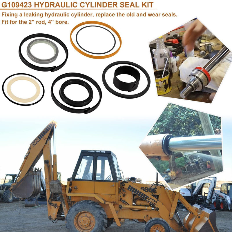 DURAFORCE 1543273C1 G109423 G105545 Hydraulic Cylinder Seal Kit for Case 450 455 550 580